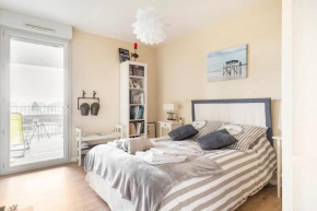 Location chambre privée avec salle de bain et WC privatifs dans appartement moderne